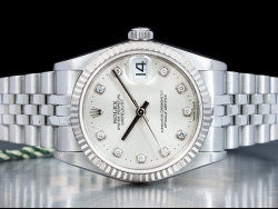 Rolex Datejust 31 Argento Jubilee Silver Lining Diamonds 78274